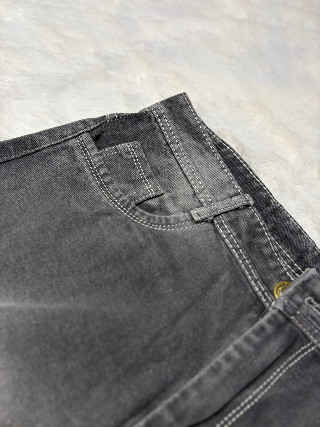 Vintage Grey Acid Wash