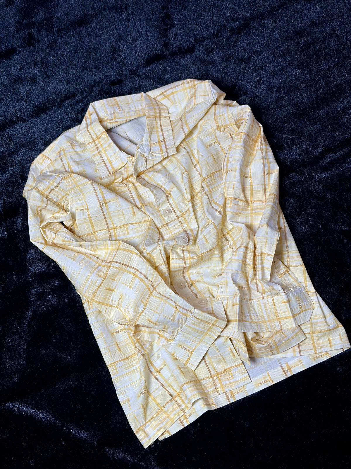 Retro Grid Button-Down