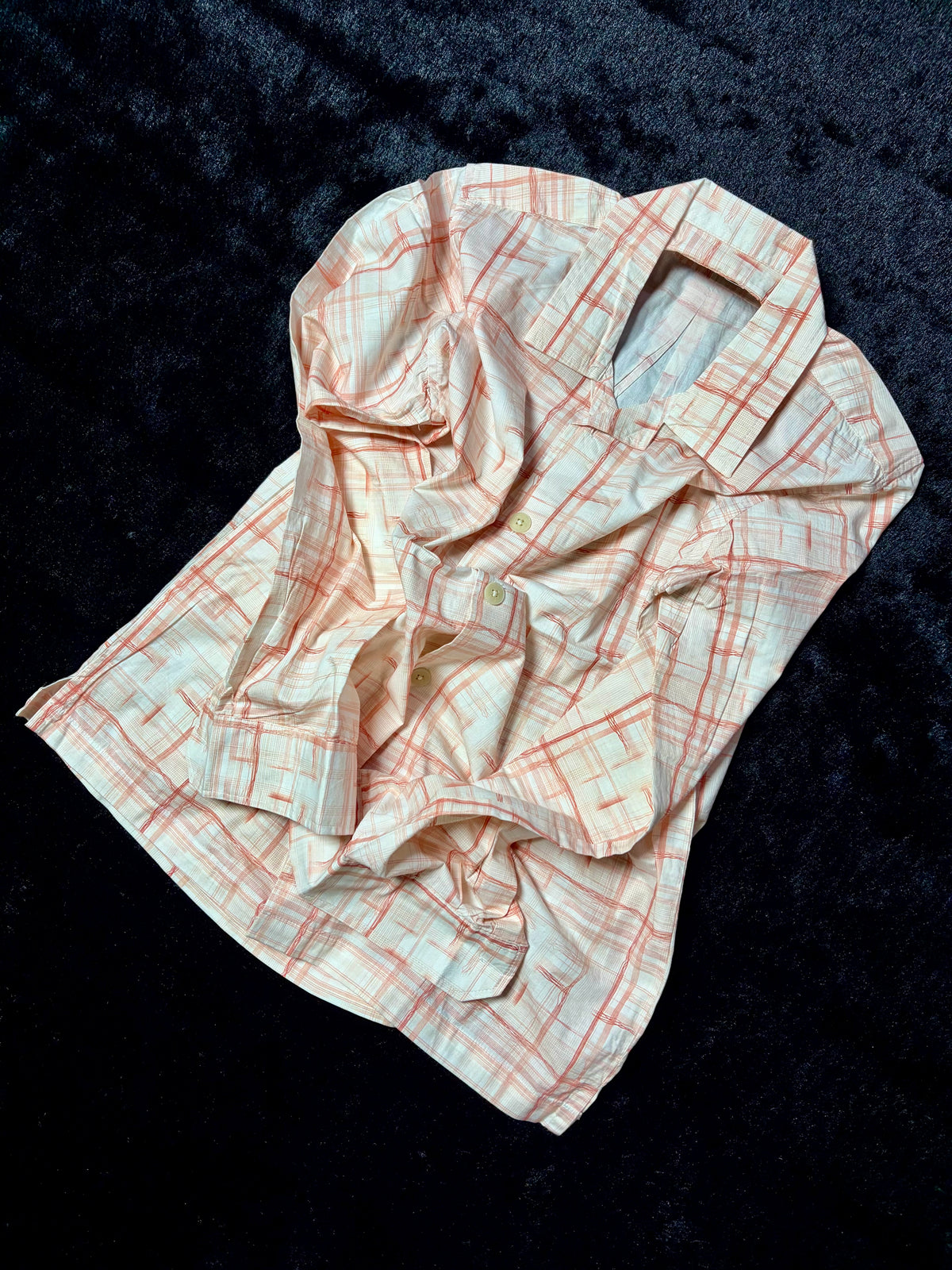 Retro Grid Button-Down